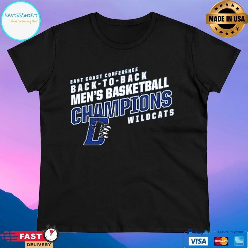 East Coast Conference Back-To-Back Men’s Basketball Champions Wildcats T-shirts
