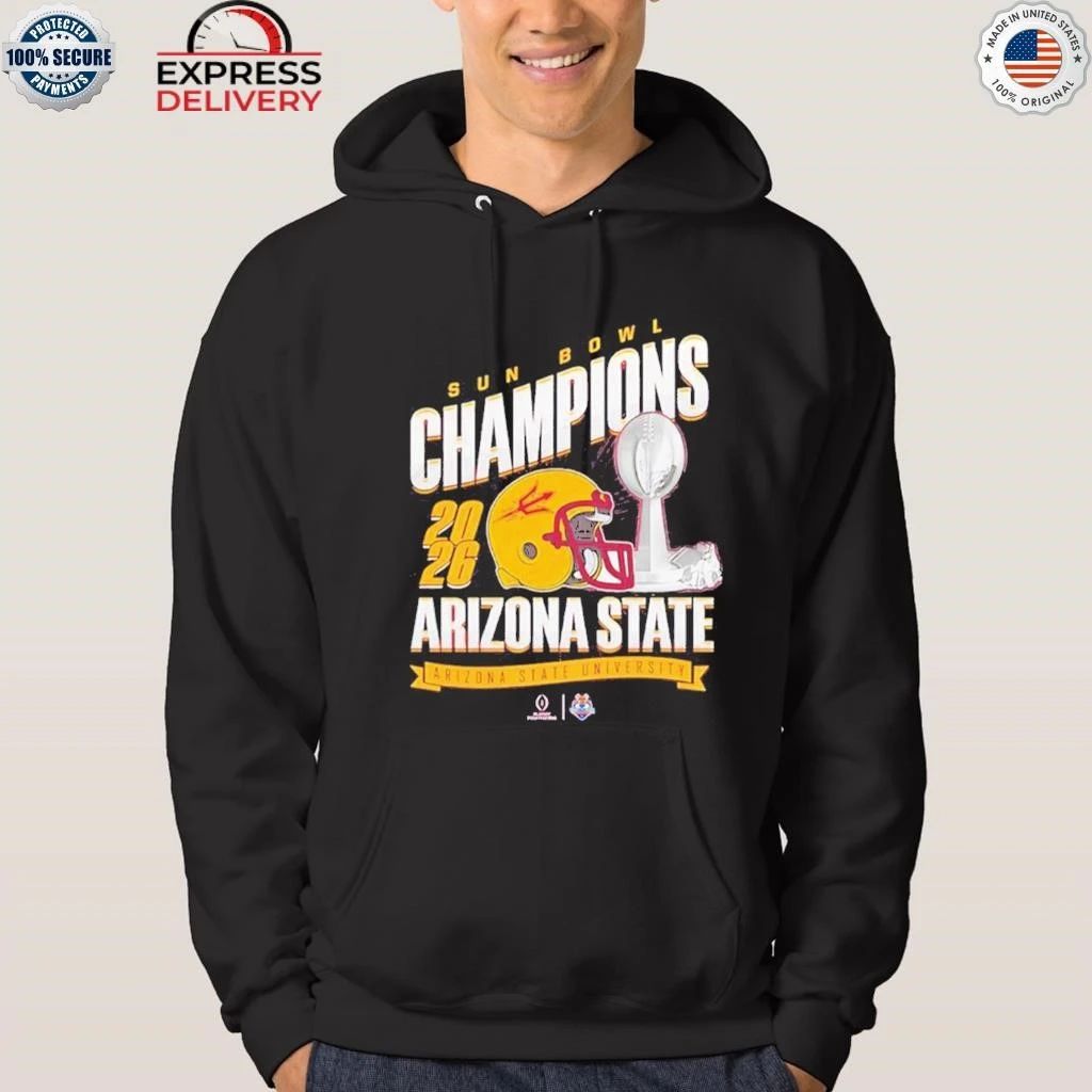 Arizona State Sun Devils Sun Bowl Champions ’25 trophy Shirt