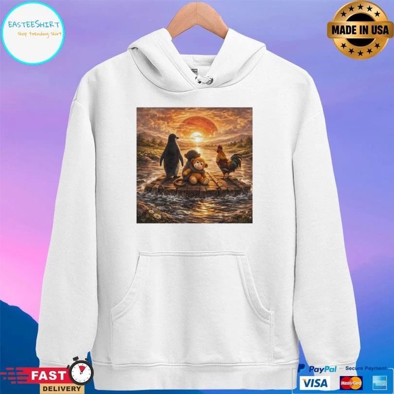 Baby Monkey Punch Werner Herzog Penguin Animal Lover 2026 T-shirts