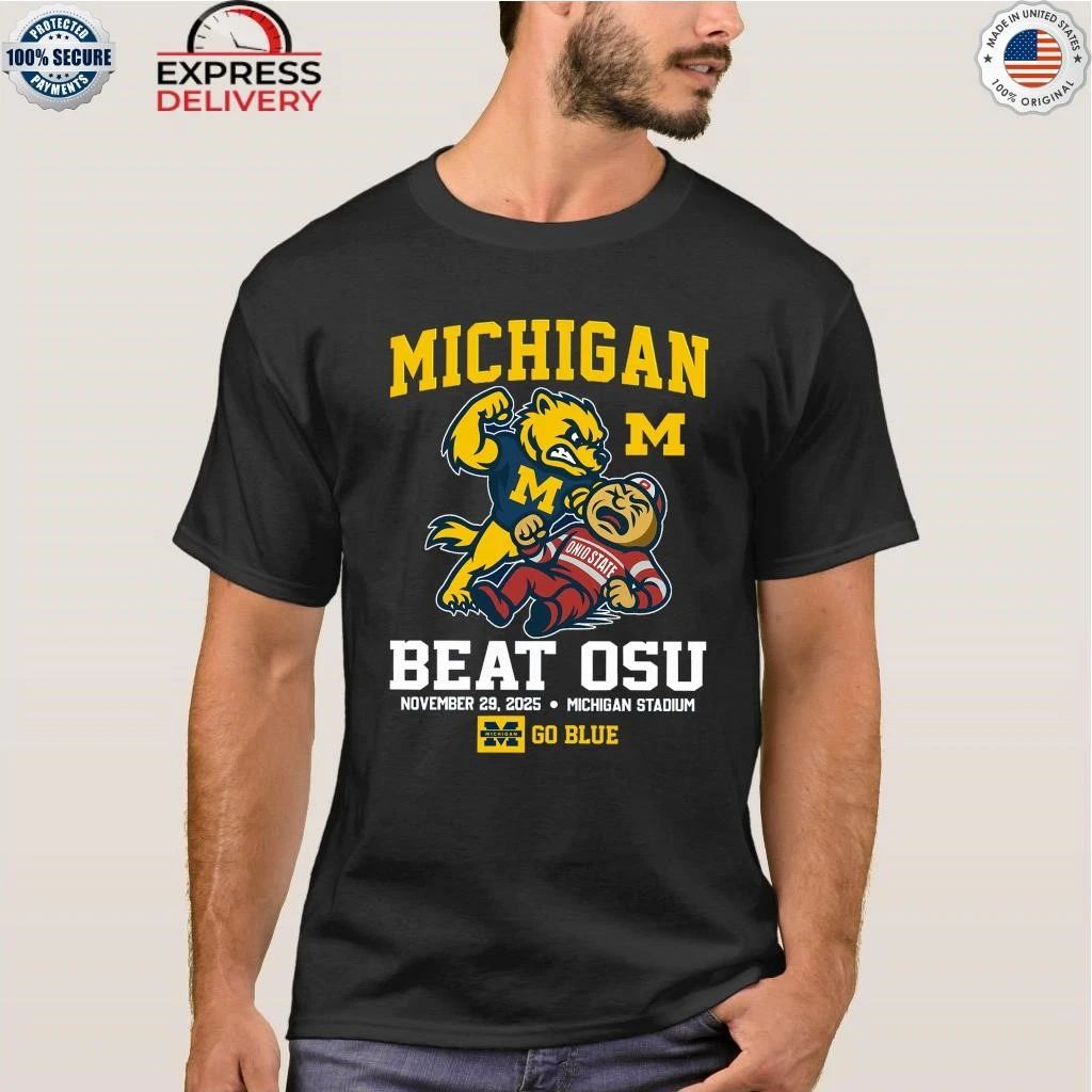 Michigan Beat Osu Go Blue Shirt