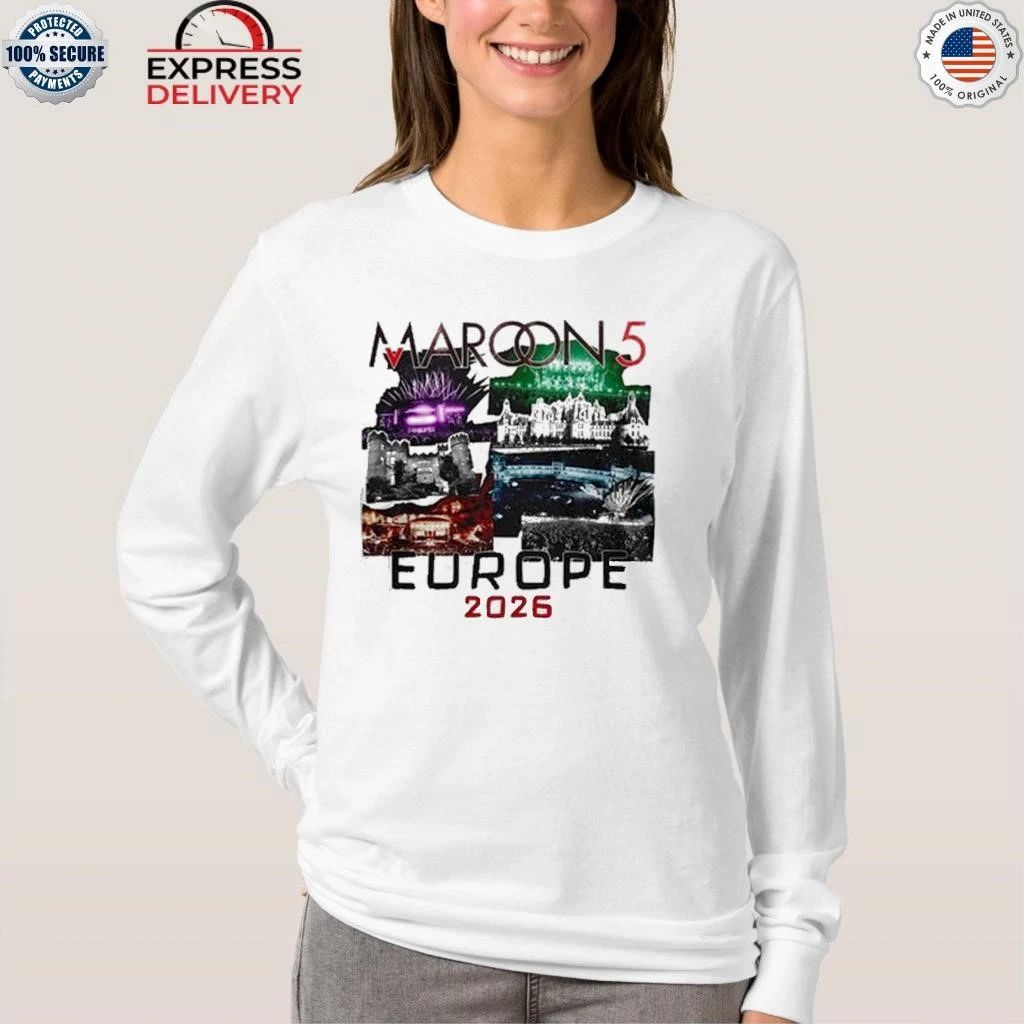 Maroon 5 Europe Tour 2026 Shirt