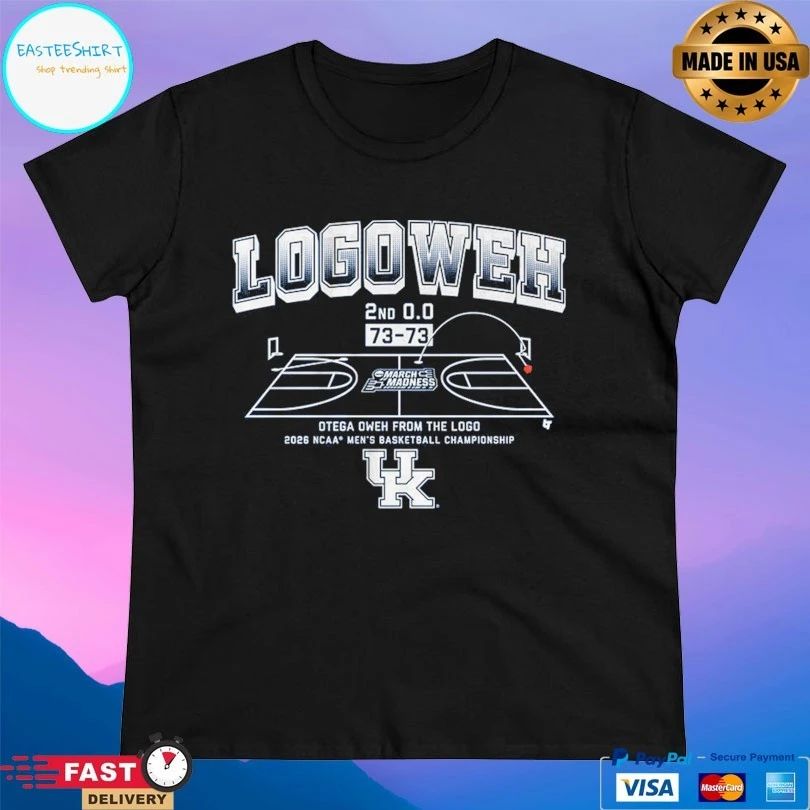 Kentucky Wildcats Mbb Otega Oweh From The Logo 2026 Ncaa Men’s Basketball Championship March Madness T-shirt