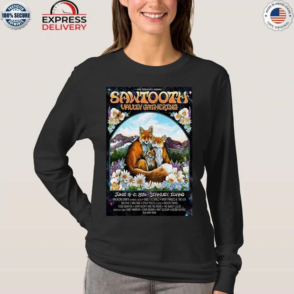 The Sawtooth Valley Gathering Stanley ID 6 18-6 21 2026 Shirt