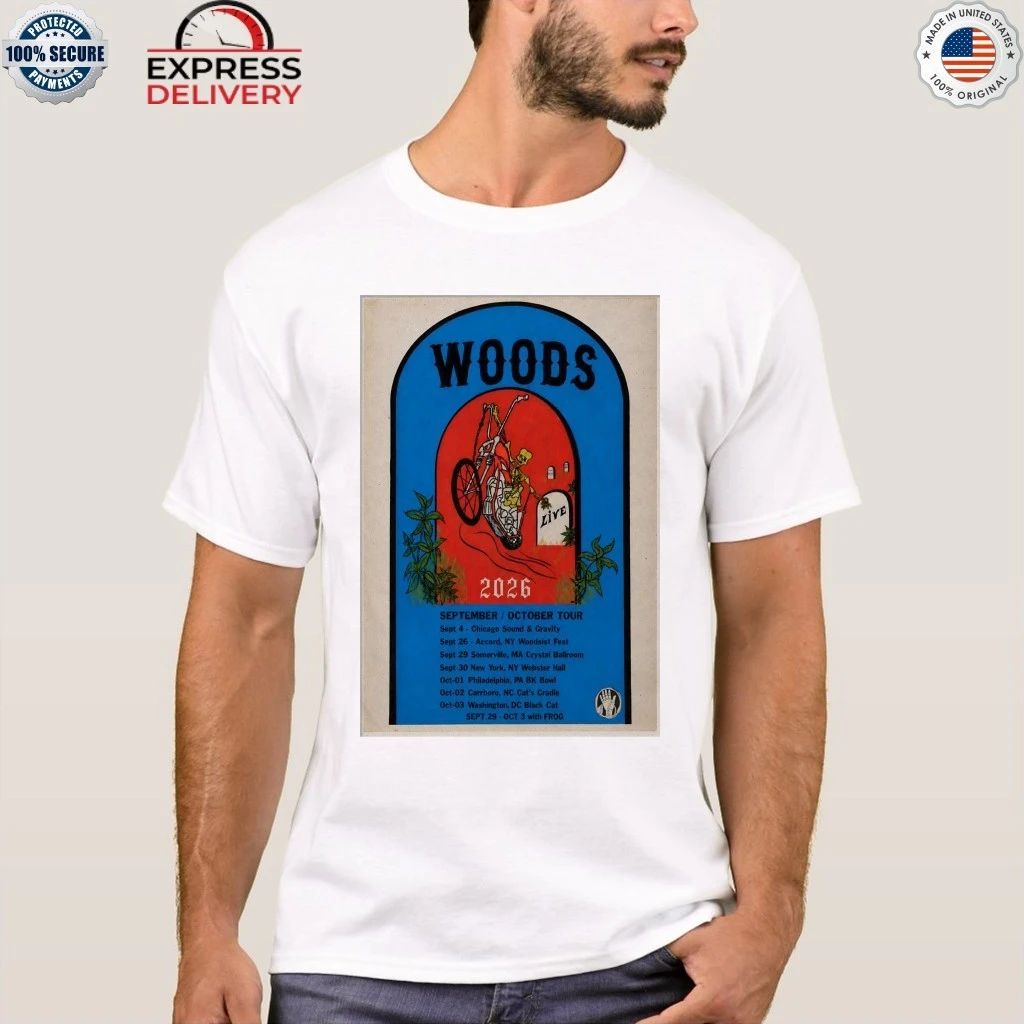WOODS Sept And Oct 2026 Tour Shirt