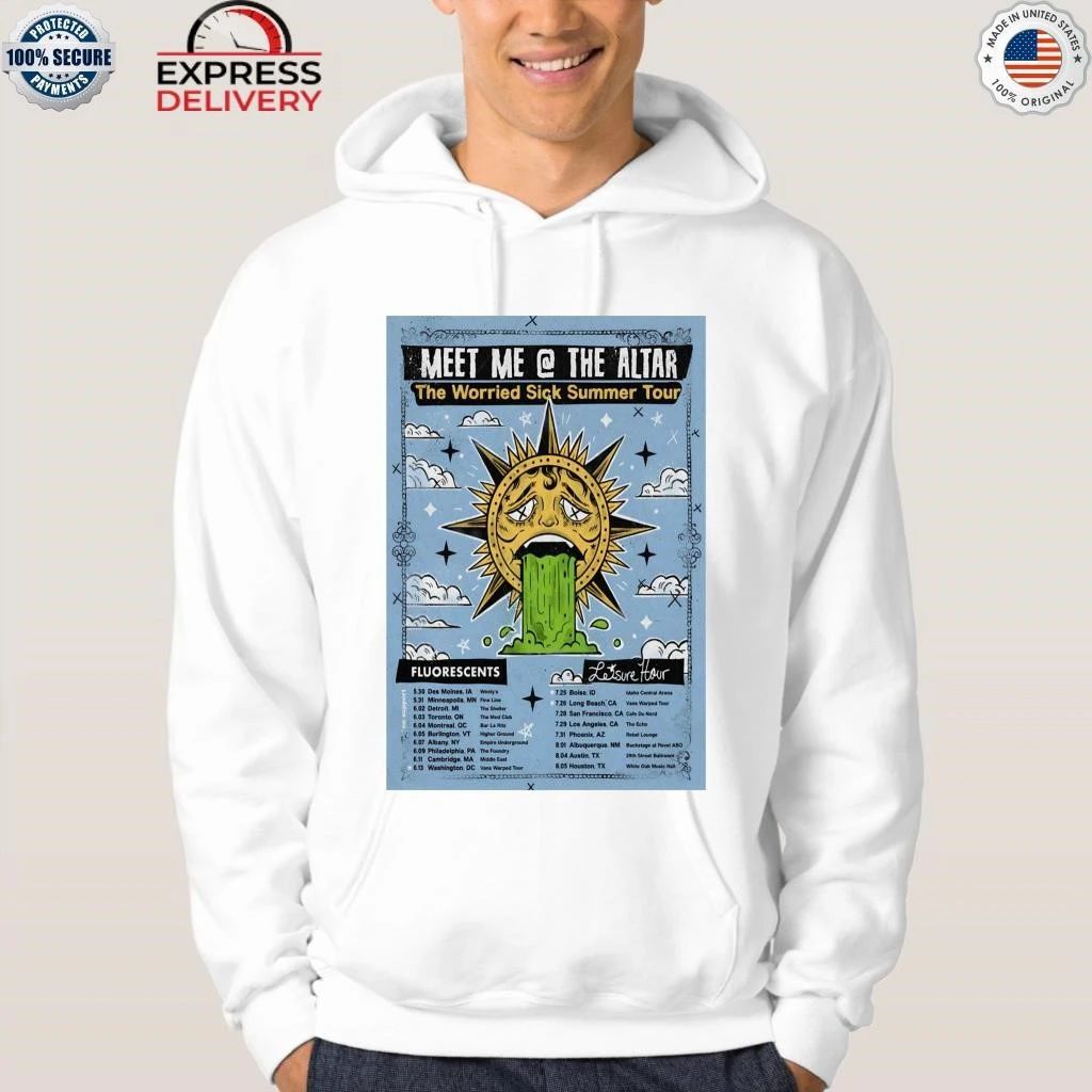 Meet Me @ The Altar The Worried Sick Summer Tour 2026 Shirt