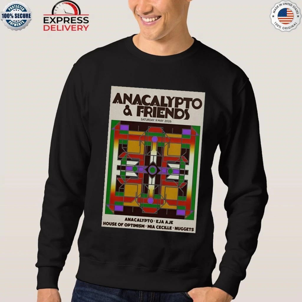 Anacalypto And Friends OT301 Amsterdam NL May 9 2026 Shirt