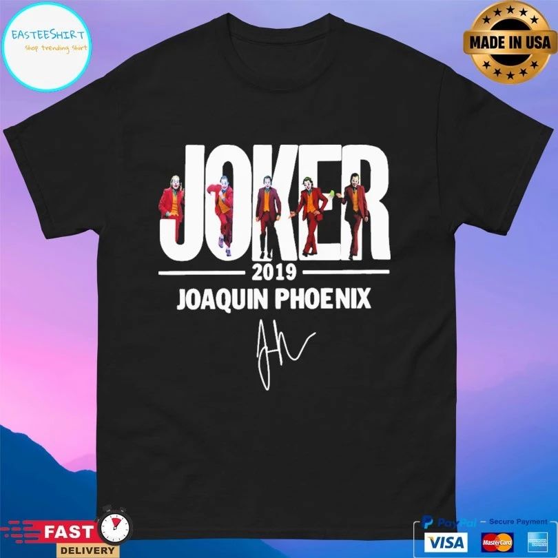 Joker 2019 Joaquin Phoenix Signature T-shirt