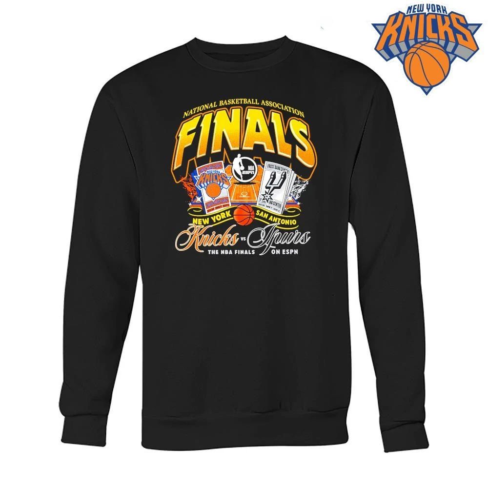 NBA Finals 2026 Game 1 New York Knicks vs San Antonio Spurs National Basketball Association Bootleg Vintage Retro Graphic T Shirt