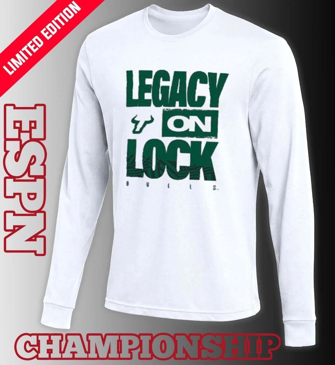 South Florida Bulls Basketball Legacy On Lock Bench T-Shirt