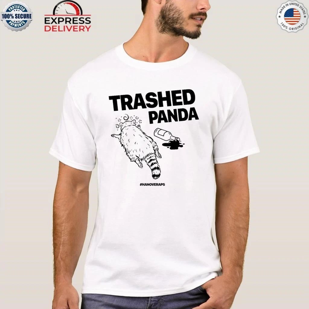 Ashland Drunk Racoon Trashed Panda Shirt