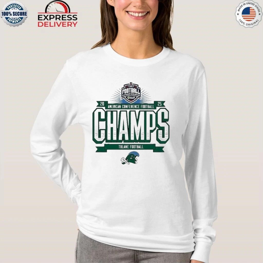 Tulane Green Wave American Conderence 2025 Champions Shirt