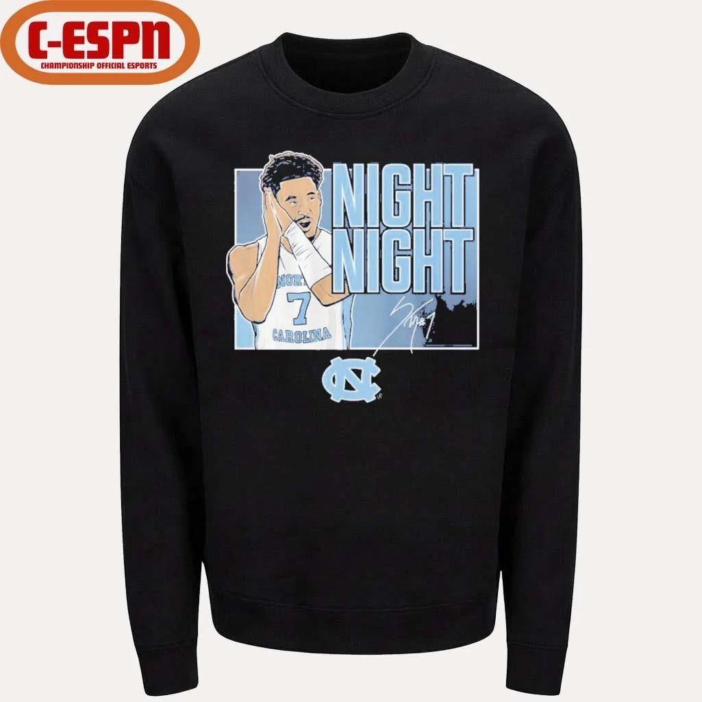 Unc Tar Heels Basketball Seth Trimble Night Night Shirt