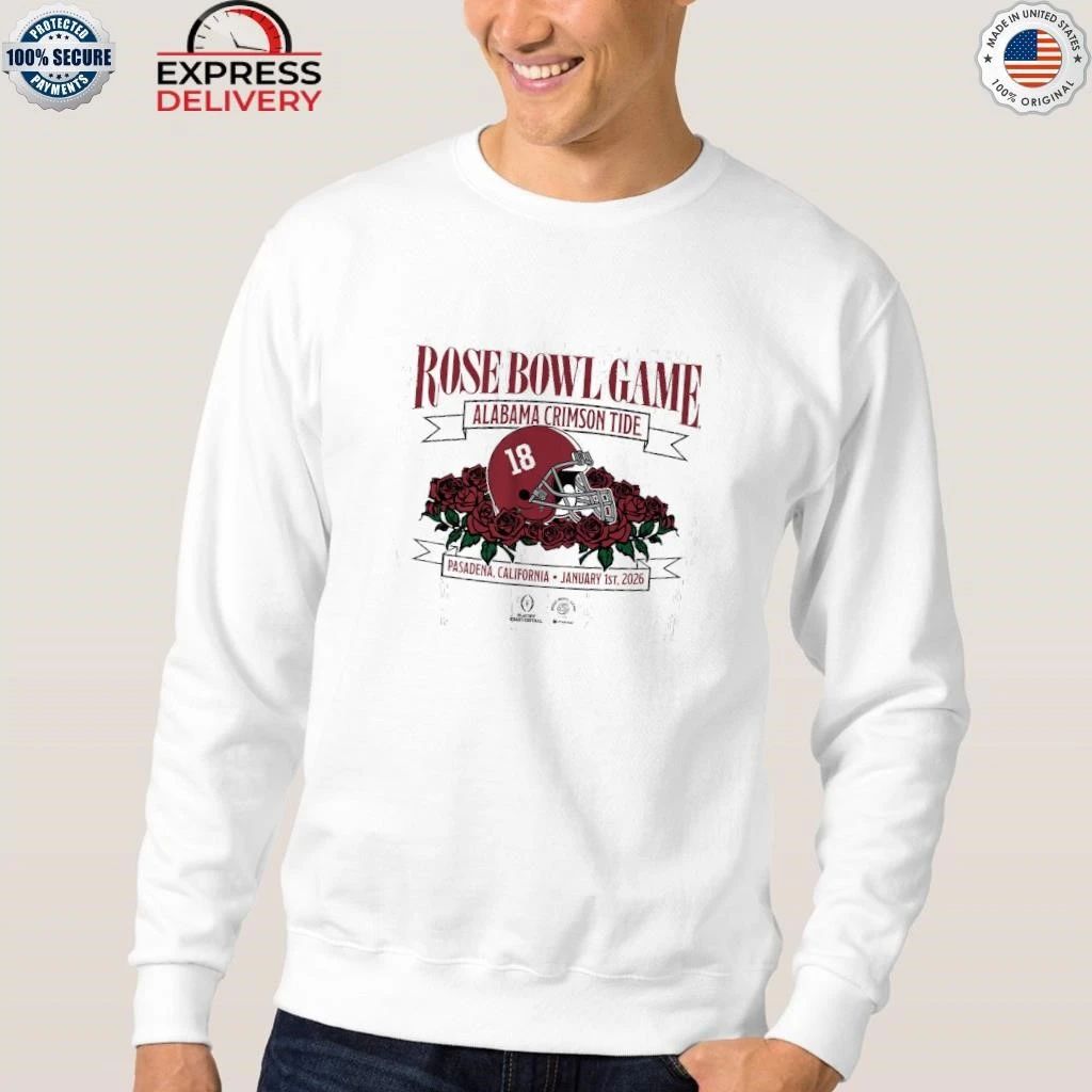 Alabama Football 2026 Rose Bowl Game Shirt