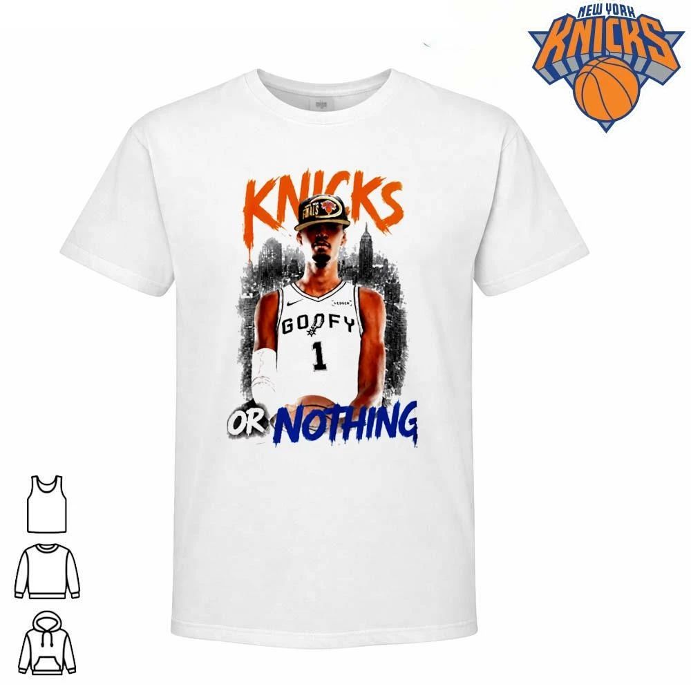 New York Knicks Victor Wembanyama Goofy Or Nothing NBA Finals 2026 Shirt