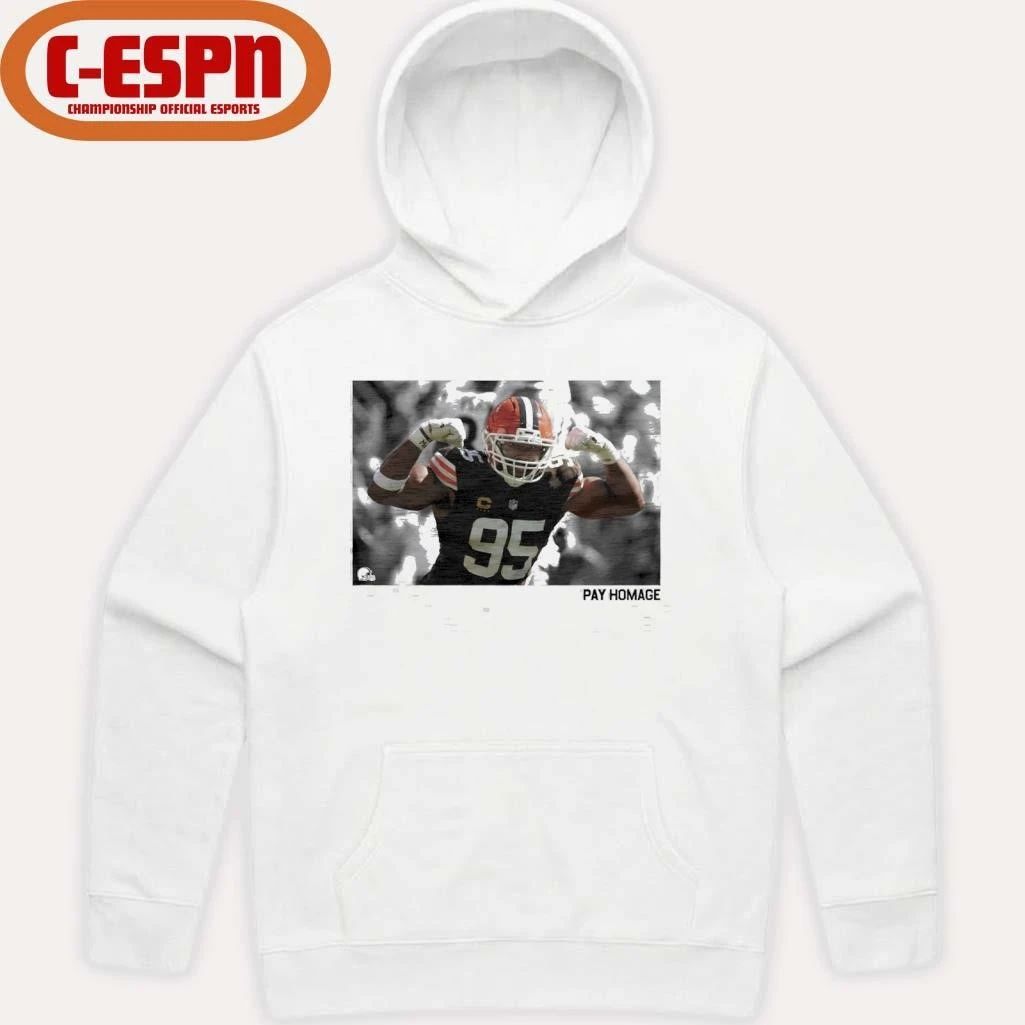 Sack King Myles Garrett Pay Homage Shirt