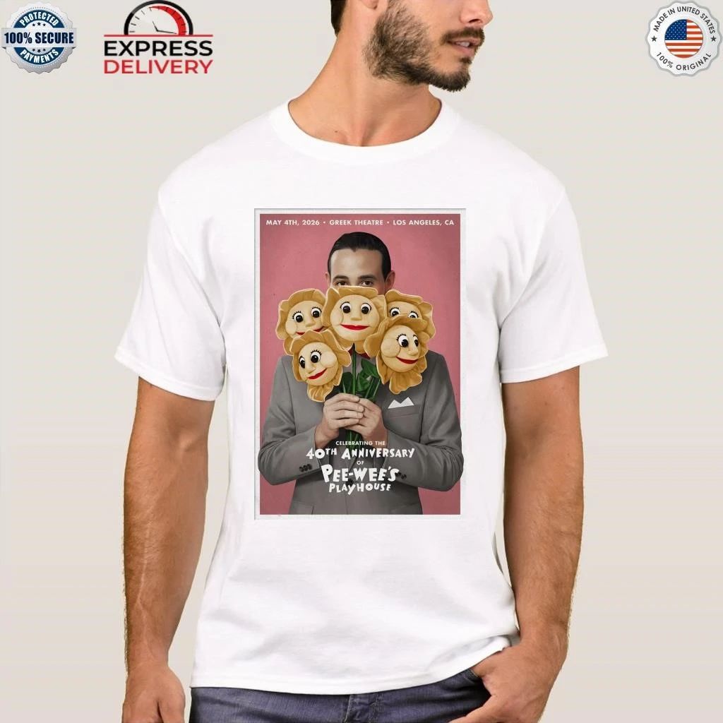 Pee-wee Herman Los Angeles CA May 4 2026 Shirt