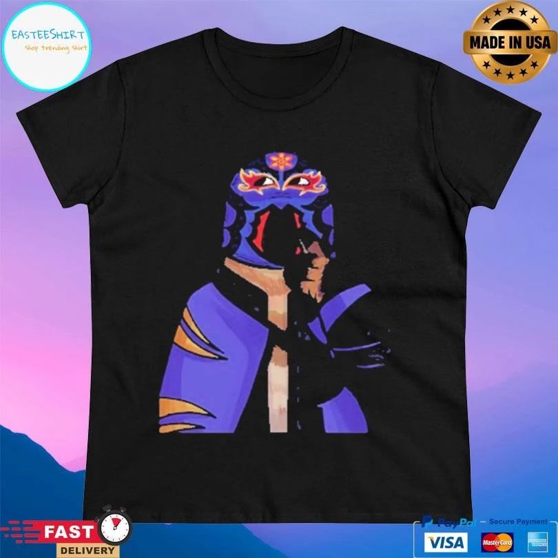 Thinking Monkey Purple Mask T-shirts