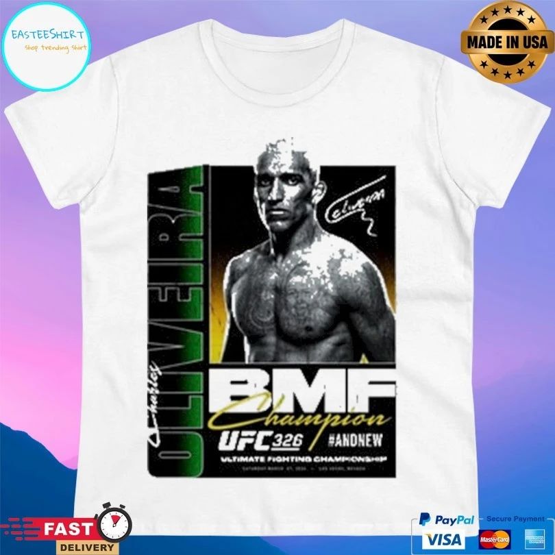 Charles Oliveira Ufc 326 #Andnew BMF Champion Boxy T-shirts