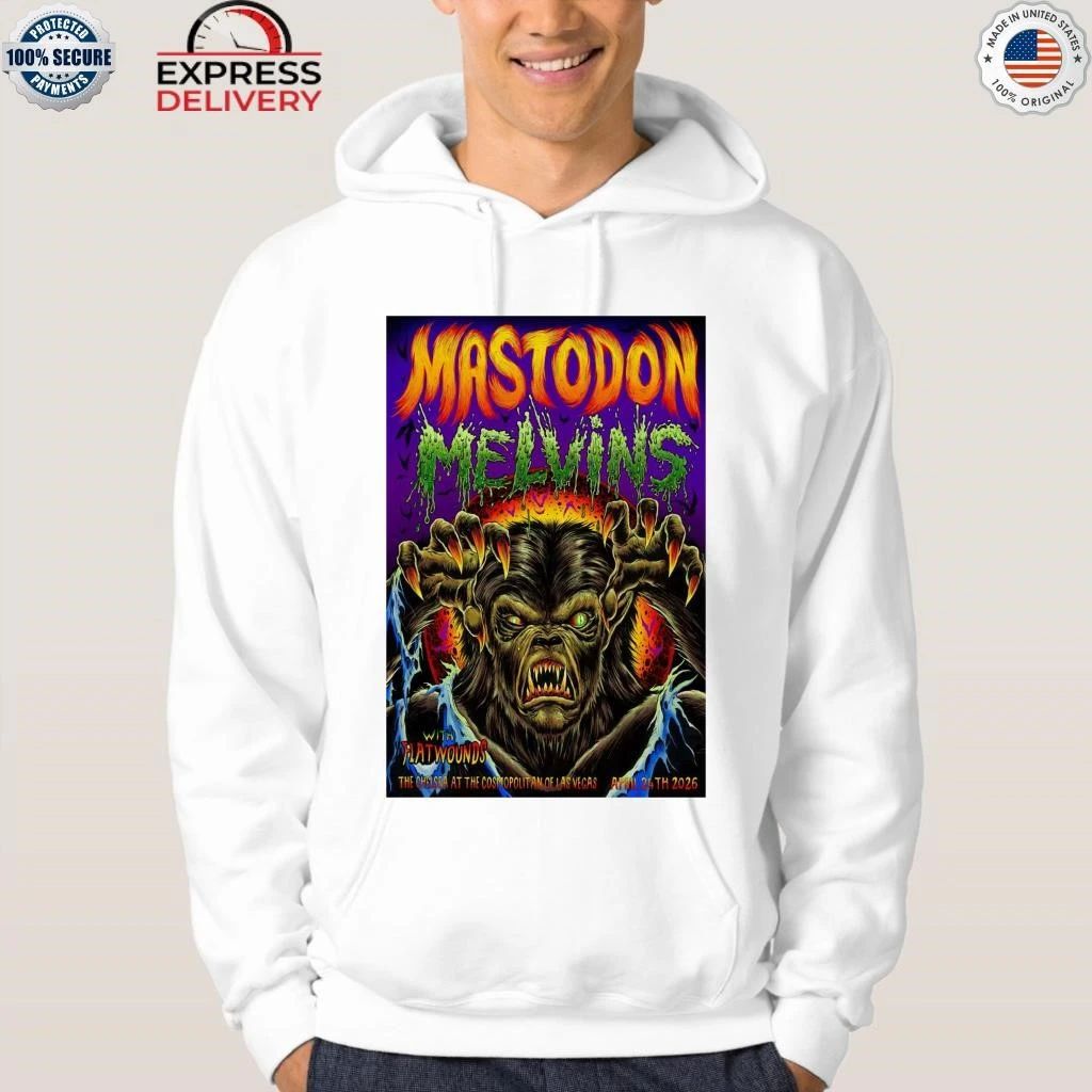 Mastodon with Melvins Concert in Las Vegas April 24 2026 Shirt