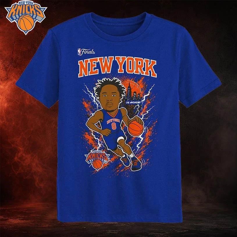 OG Anunoby New York Knicks 2026 NBA Finals Champions Player Shirt