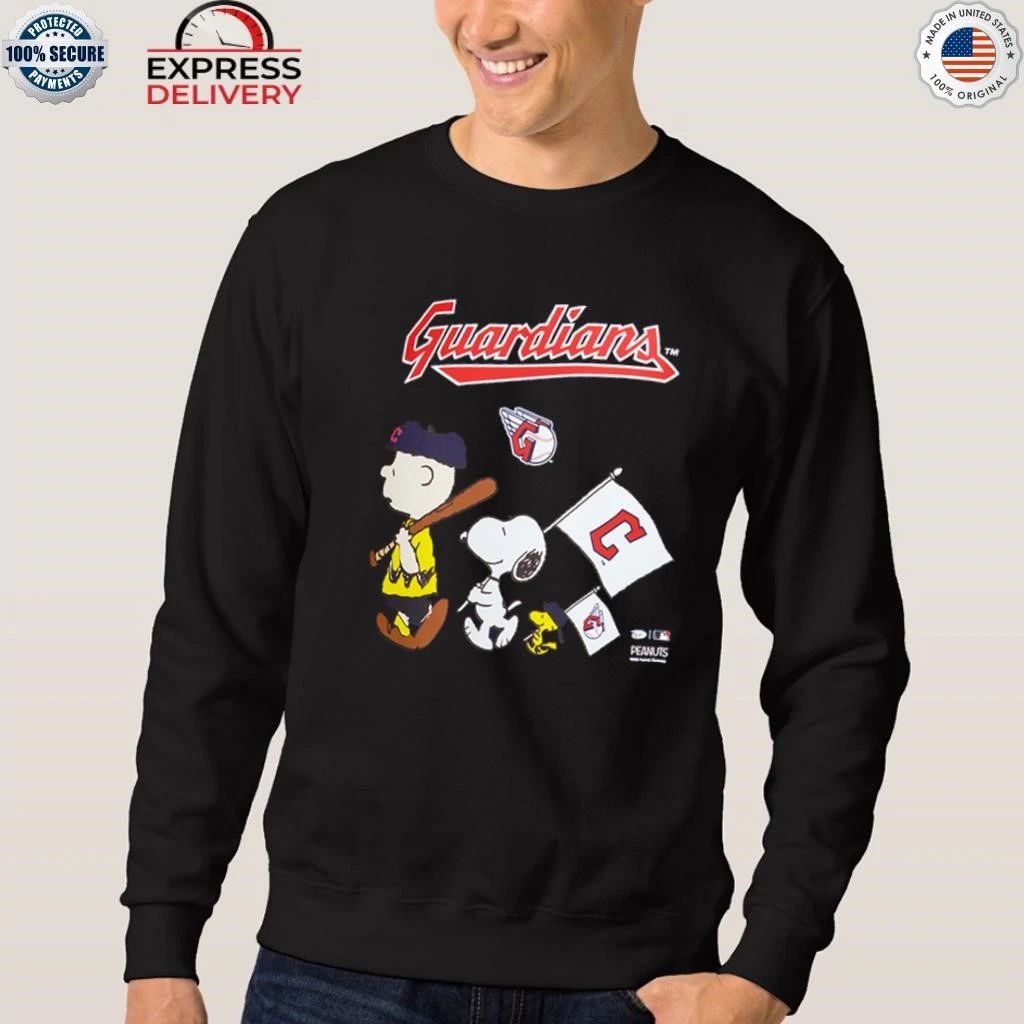 Cleveland Guardians Peanuts Flag Shirt