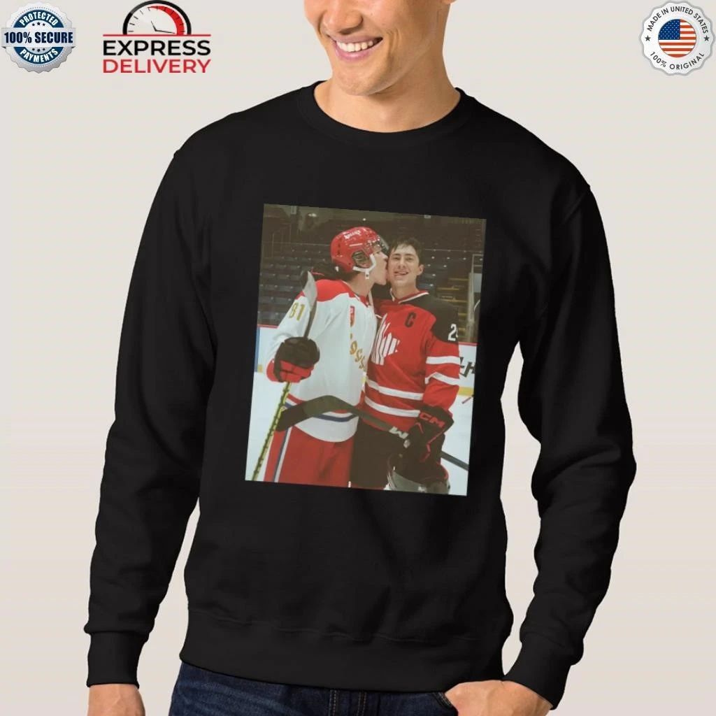 Ilya Rozanov Licks Shane Hollander Shirt