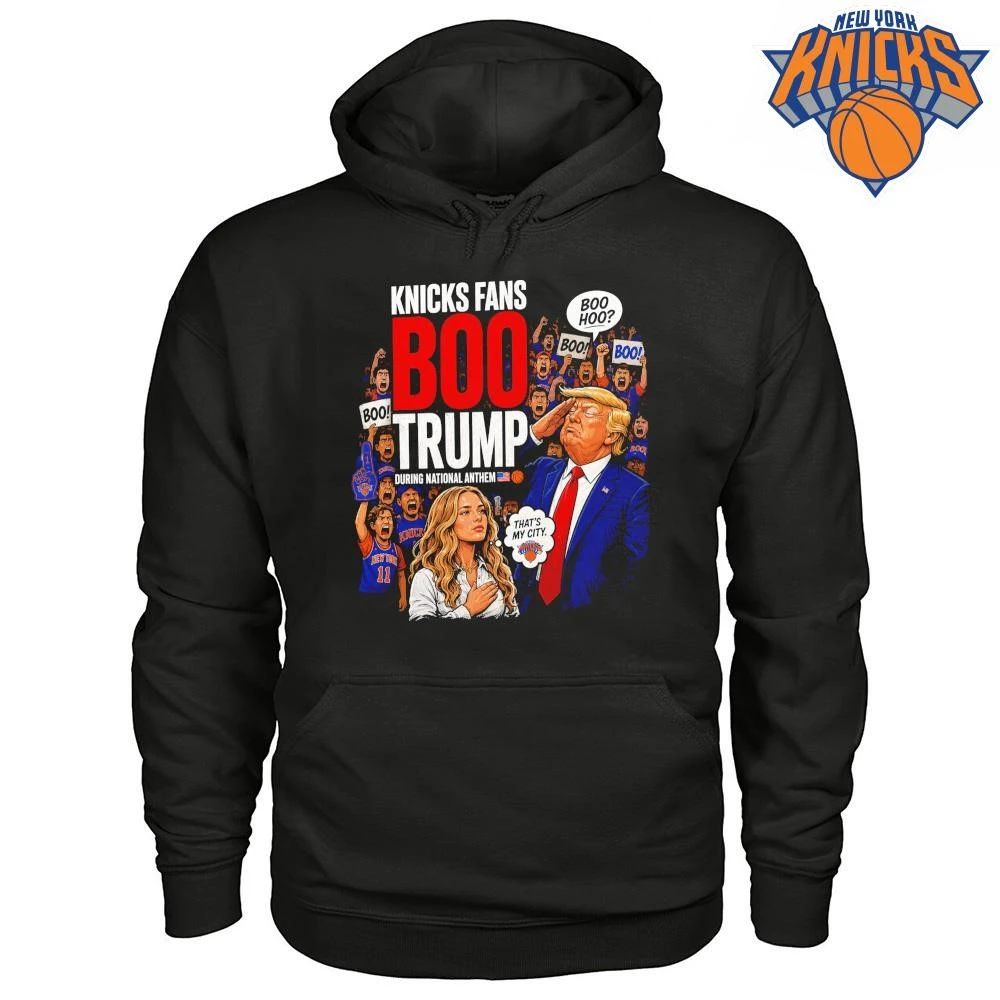 Donald Trump Knicks Fans Boo Trump During National Anthem That Is My City New York Knicks Basketball Graphic NBA Finals 2026 Shirt