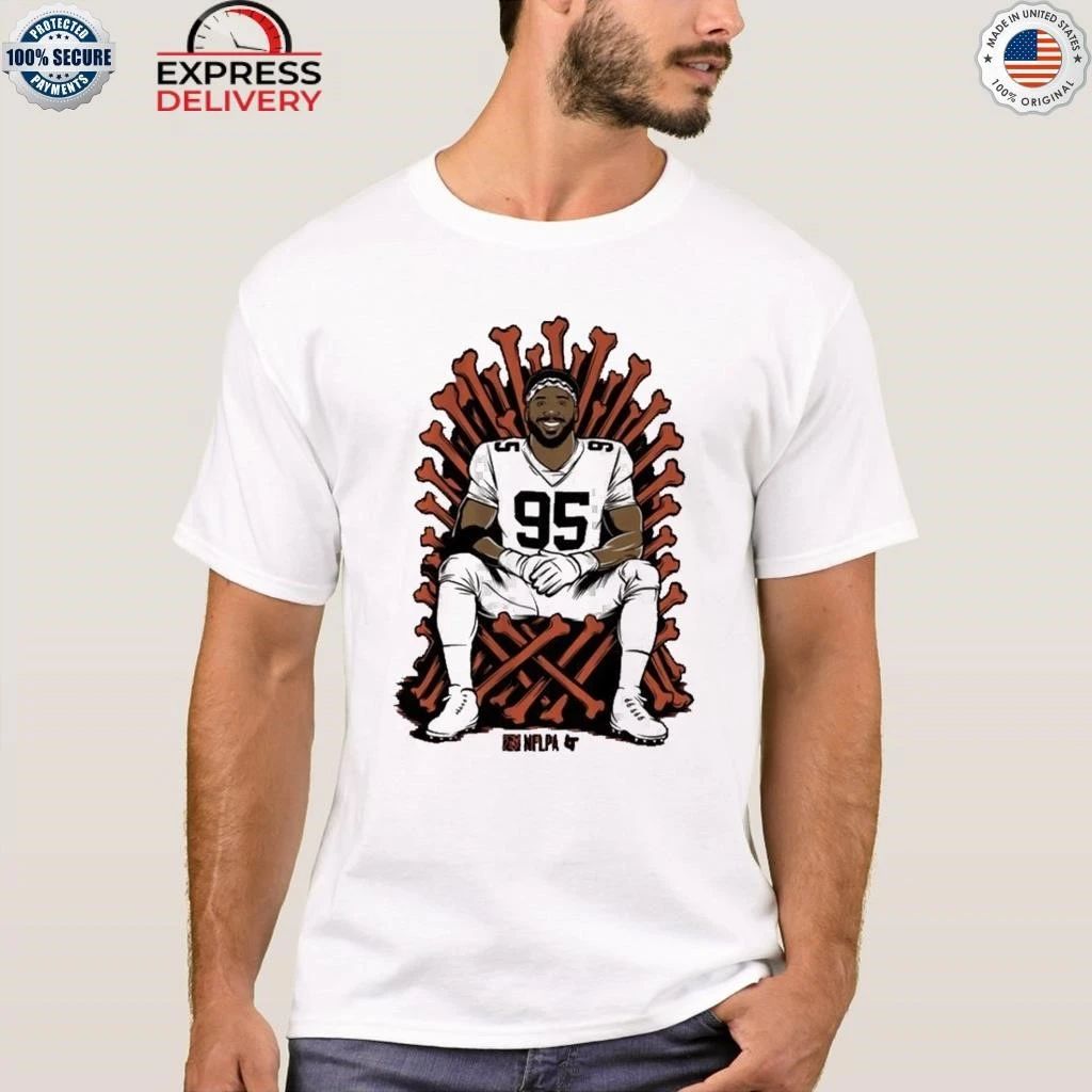 Myles Garrett Single-Season Sack King Wholesale Only Version Shirt