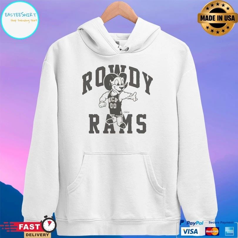 VCU Rams Rowdy Mascot Basketball T-shirts