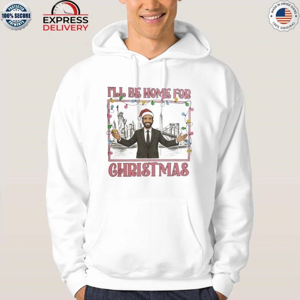 Zohran Mamdani I’ll Be Home For Christmas Shirt