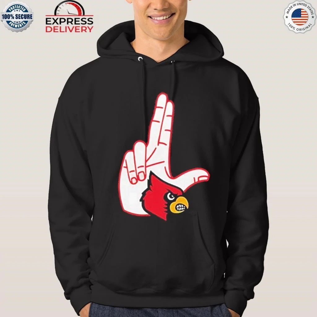 Louisville Cardinals L Hand Sign Shirt