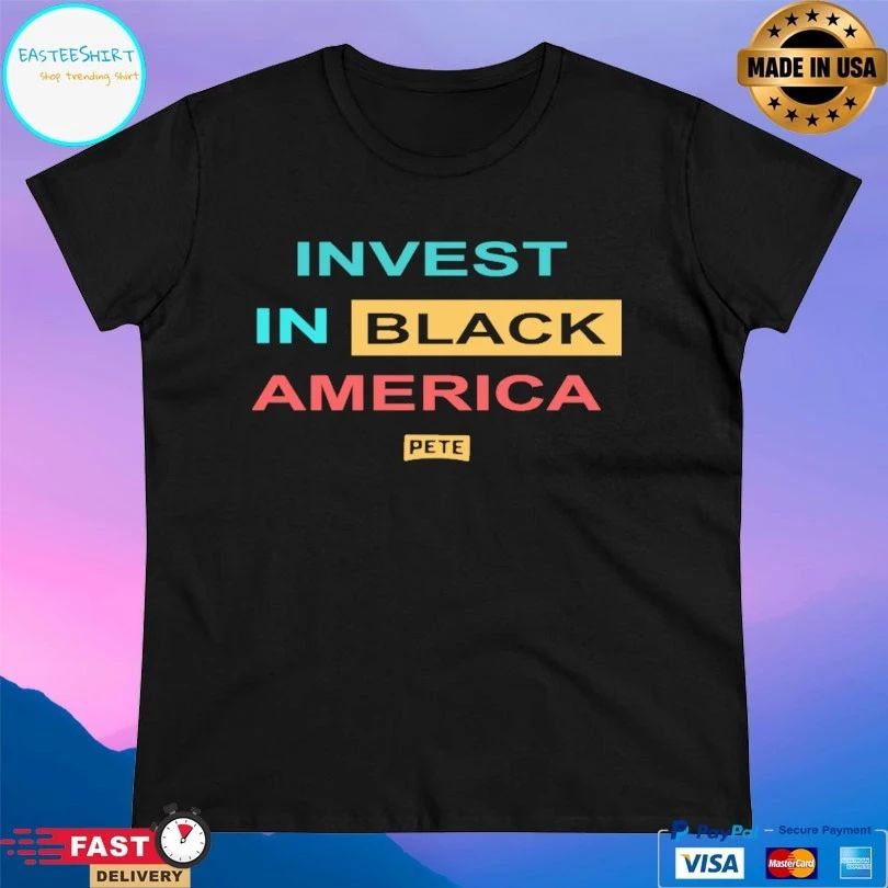 Invest In Black America Pete T-shirt