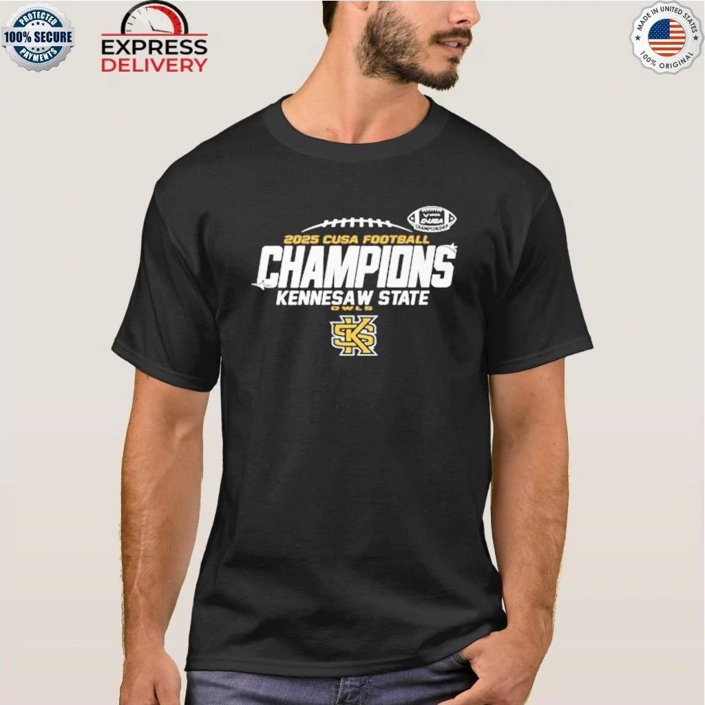 Kennesaw State Owls 2025 C-USA Champs Shirt