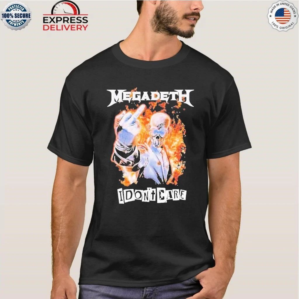 Megadeth I Don’t Care Ransom Note Shirt