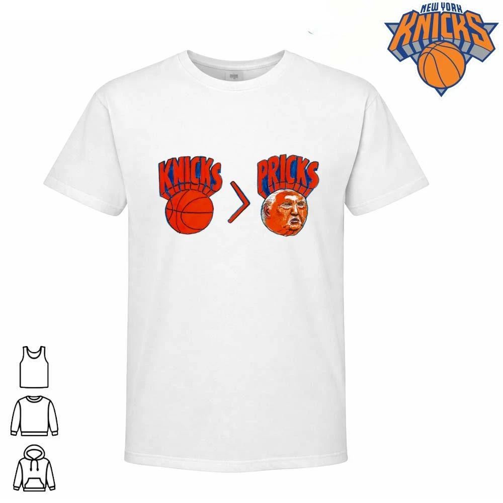 New York Knicks Greater Than Pricks Donald Trump Basketball Graphic Anti Trump NBA Finals 2026 Shirt