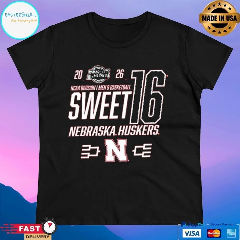 Nebraska Cornhuskers 2026 March Madness Sweet Ncaa Division I Men’s Basketball T-shirt