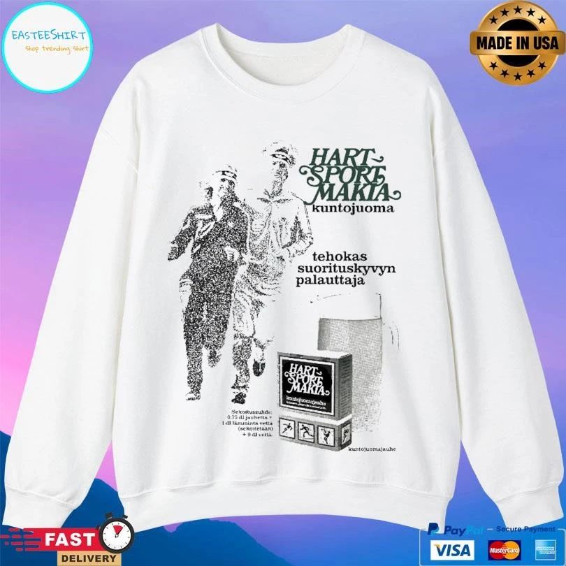 Hart Sport Makia Kuntojuoma Tehokas Suorituskyvyn Palauttaja T-shirts