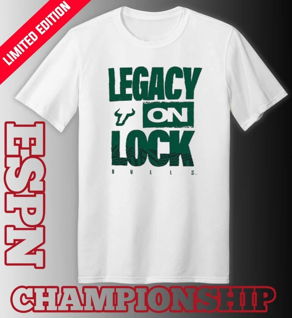 South Florida Bulls Basketball Legacy On Lock Bench T-Shirt