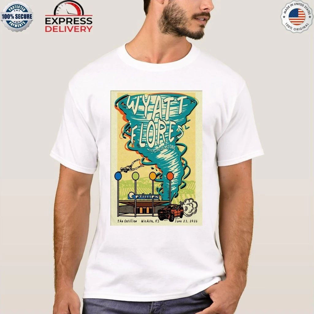 Wyatt Flores Tour The Cotillion in Wichita, KS 06.23.26 Shirt