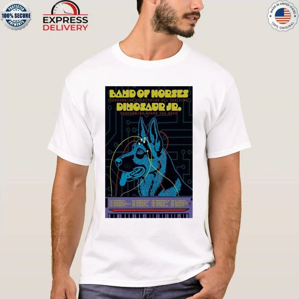 Dinosaur Jr. and Band of Horses Tour July 2026 Shirt