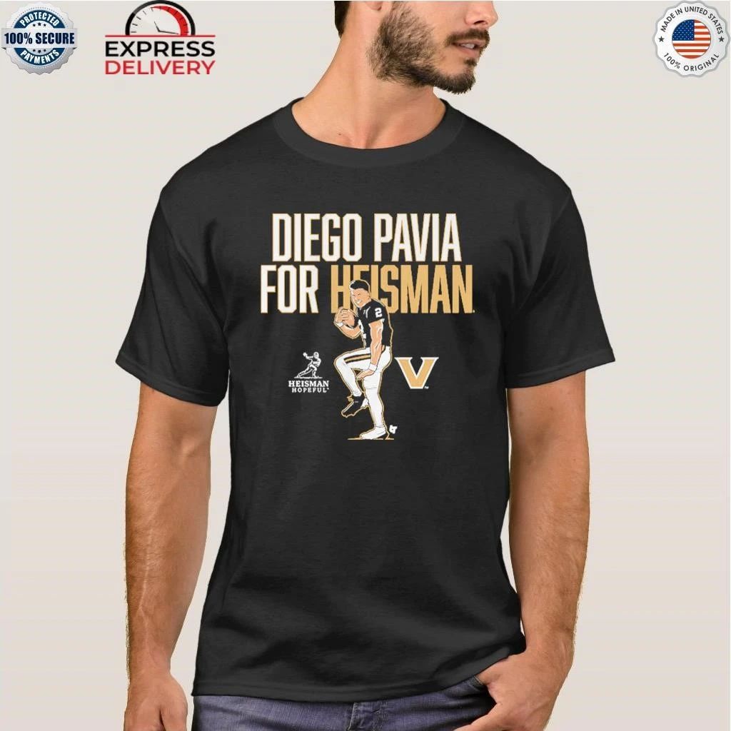 Vanderbilt Football Diego Pavia for Heisman Statue Pose Shirt