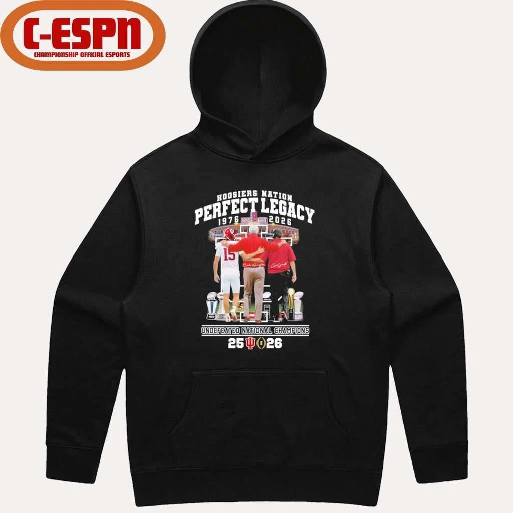 IU Football Hoosiers National Perfect Legacy 1976-2026 National Champions Shirt