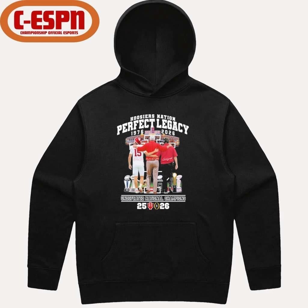 IU Football Hoosiers National Perfect Legacy 1976-2026 National Champions Shirt