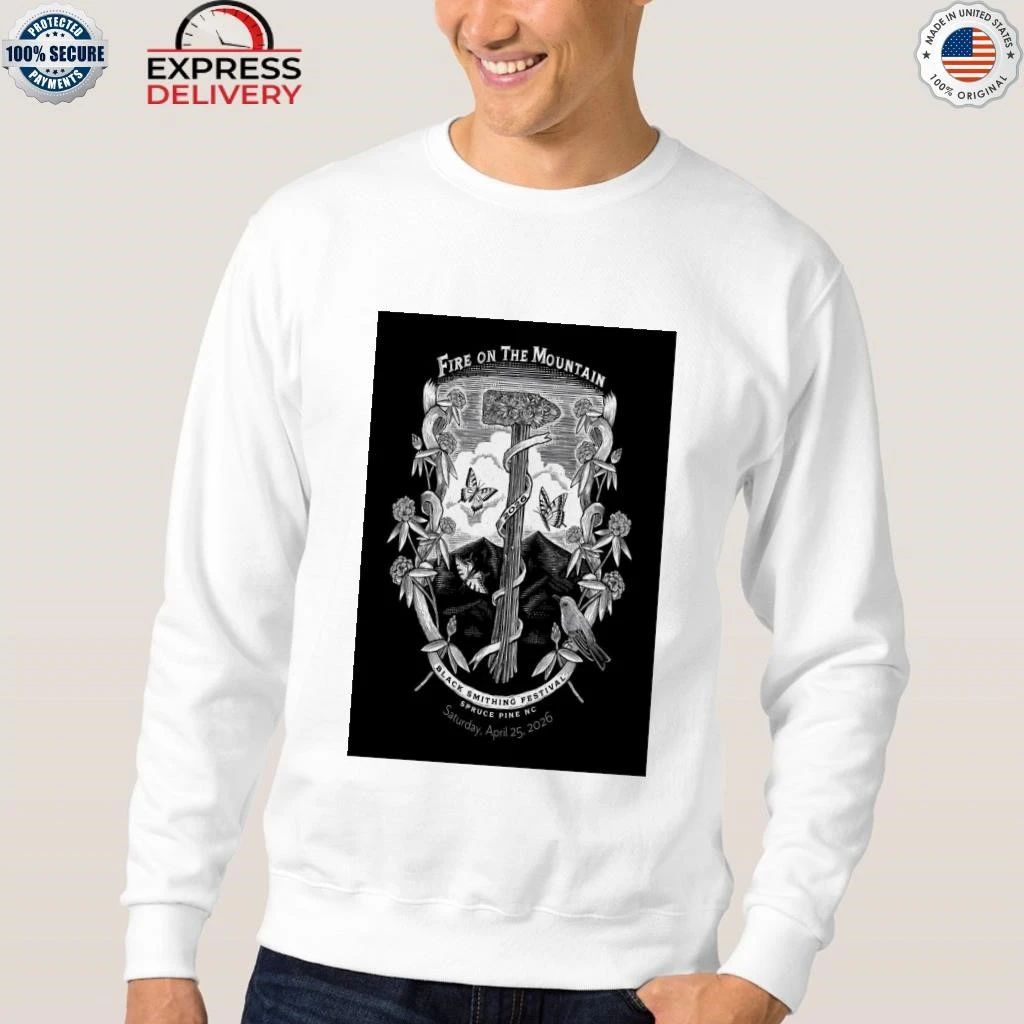 Fire On the Mountain Festival Apr 25 2026 Spruce Pine NC Shirt