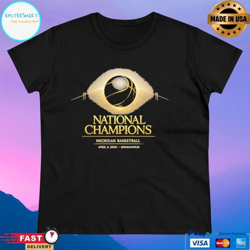 Michigan Wolverines Basketball 2026 National Champions April 6 2026 Indianapolis T-shirt