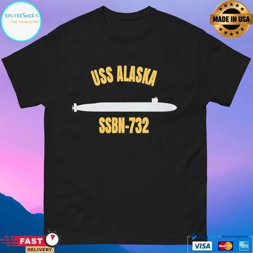USS Alaska SSBN-732 Classic Navy T-shirt