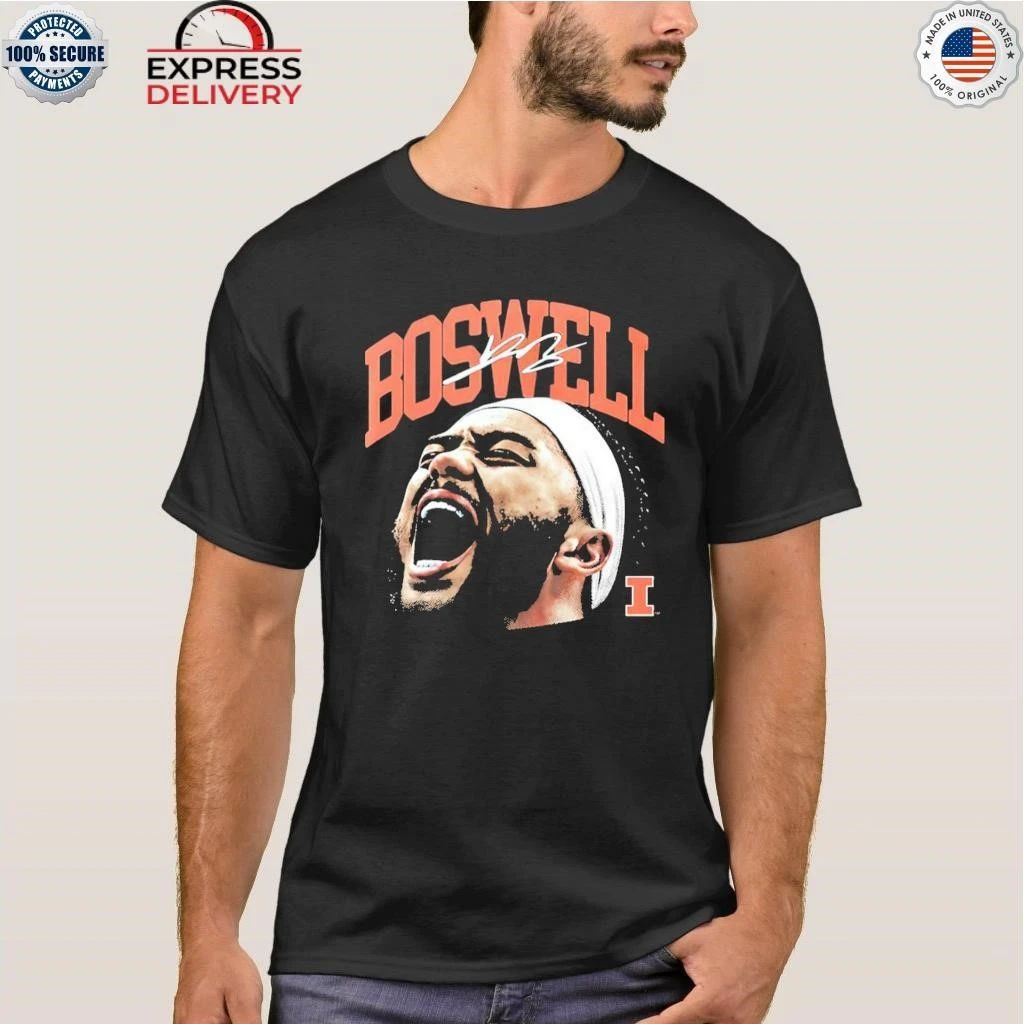 Kylan Boswell Signature Illinois Basketball Collection 2026 Shirt