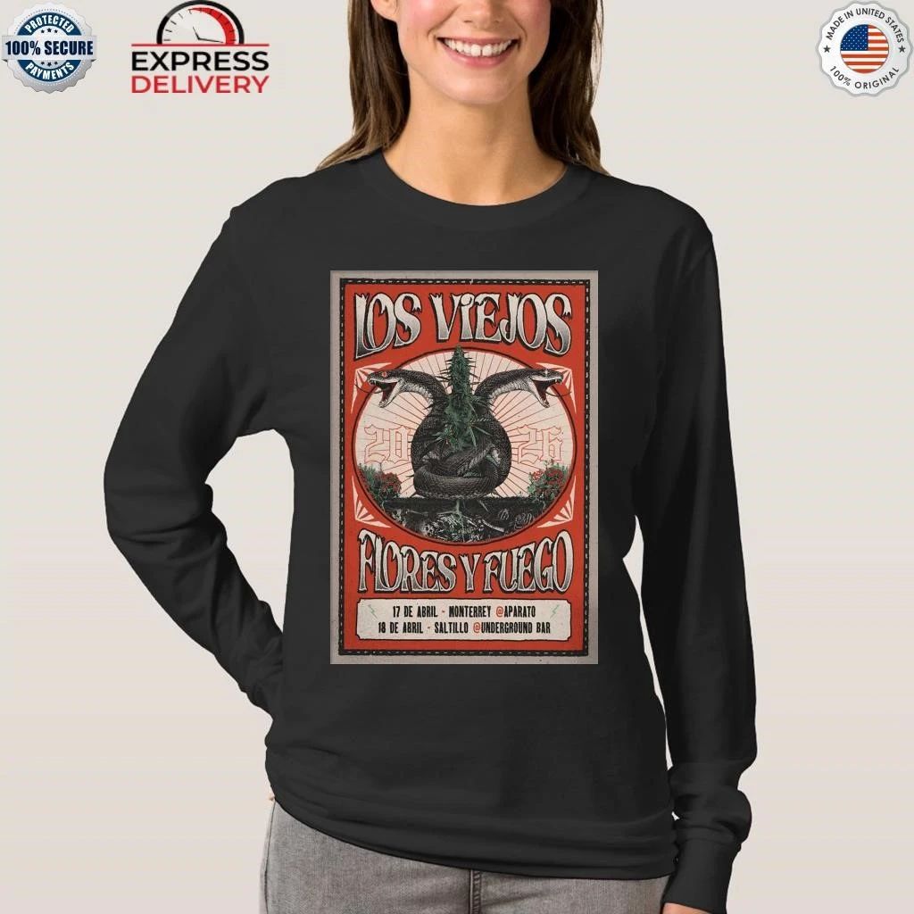 Los Viejos And Flores Y Fuego Mexico 2026 Tour Shirt