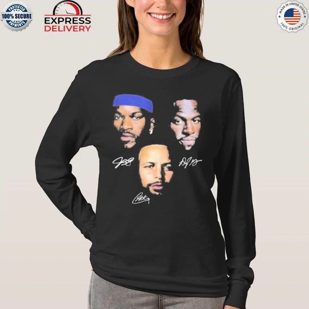 Brandin Podziemski Jimmy Butler Draymond Green Steph Curry Signature Shirt