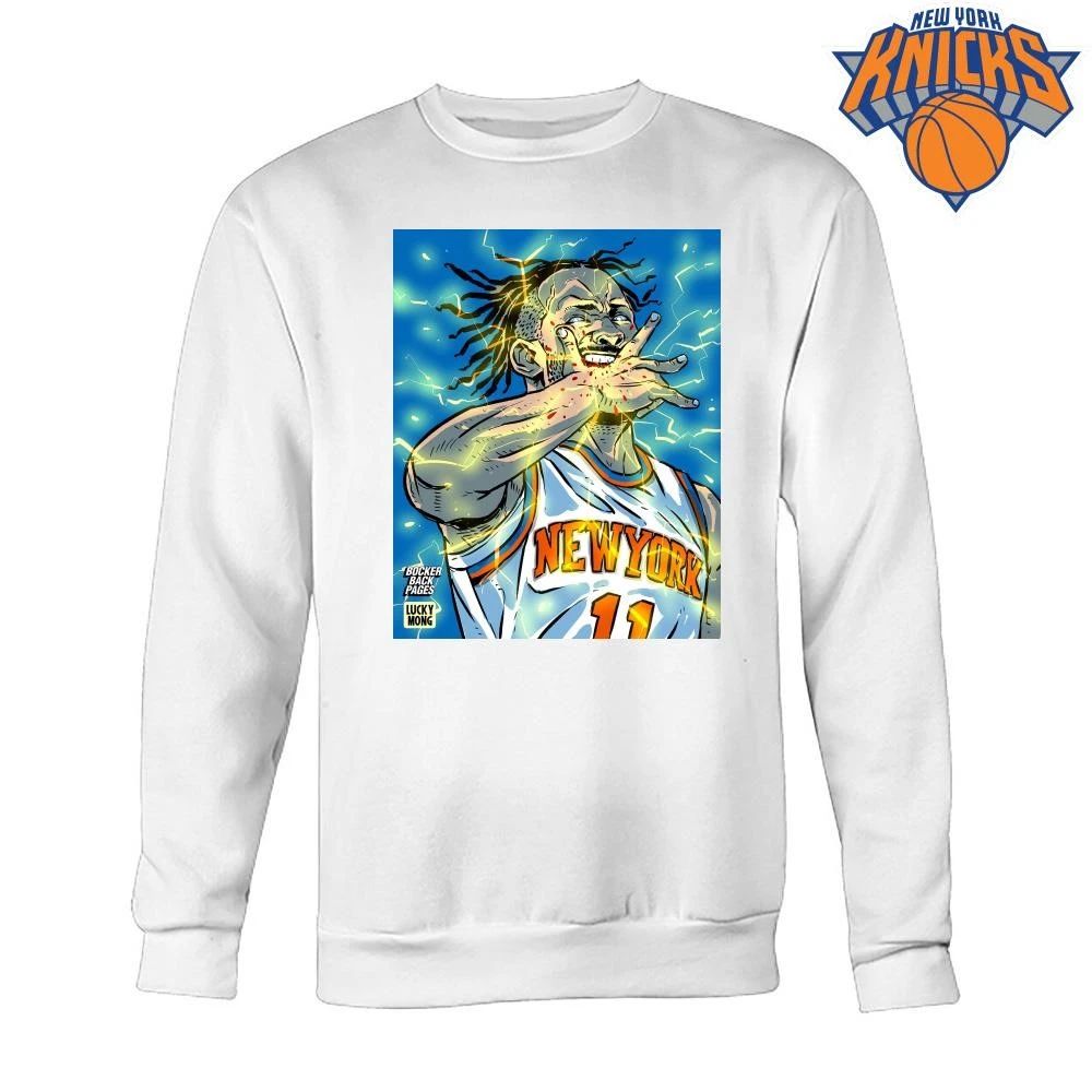 New York Knicks Jalen Brunson Lightning Anime NBA Finals 2026 Shirt